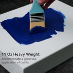 PHOENIX 12x12 Inch 2 Pack Museum Canvas - 2 3/8 Inch Thick Porfile Deep Stretched Canvas for Painting 100% Cotton 11 Oz. Gesso Primed White Blank Professional Canvas Oil & Acrylic Paints
