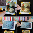 50 Sheets Self Adhesive Photo Corners - Hold 1275 Photos - 6 Colors 5100 pcs Photo Mounting Corner Stickers for Polaroid, Instax Foto of DIY Picture Scrapbook and Recollections Photo Album