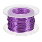 uxcell 20 Gauge / 0.8mm Anodized Aluminum Wire for Jewelry Craft Making, 102 Feet Bendable Flexible Wire for DIY Home Decor Gardening Sculpture, Purple
