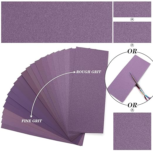 Sandpaper 2500 Grit,Wet Dry Sanding Sheets,High Performance Ceramic Abrasive Sand Paper for Wood Furniture Finishing,Metal Grinding,Automotive Polishing,9 x 3.6 Inch,25-Pack
