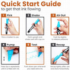 Chalkola Extra Fine Tip Metallic Chalk Markers (10 Pack, 1mm Point) - Liquid Chalk Pens for Chalkboard, Blackboard, Bistro Menu, Car Windows, Glass, Acrylic Board - Thin Erasable Wet Erase Paint Ink