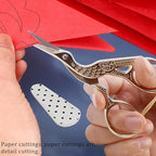 BIHRTC 3.6Inch Small Embroidery Scissors Precision Scissor with Leather Cover Tassel Stainless Steel Tip for Crafting Thread Cutting Sewing DIY Needlework Artwork Housework