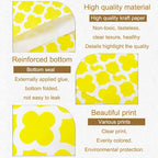 KEYYOOMY 100 Pcs Yellow Candy Buffet Bags Small Cookie Bags Polka Dot Paper Treat Bag for Wedding Birthday Party (5 inch x 7 inch)