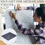 Dinifee 5 Sheets Large Carbon Paper for Tracing 20.3 x 78.7 Inch Graphite Transfer Paper Waxed Carbon Transfer Paper for Wood, Paper, Canvas, Woodworking Patterns, Fabric, Sketch Drawing, Black