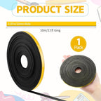 Magnetic Tape Roll Thin Strips, 0.39 Inch x 33 Feet Magnetic Board Dividers Whiteboard Graphic Decorative Tape Marking Line for Classroom Office Art Accessories(Yellow)