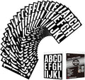 318PCS Vinyl Letter Stickers for Mailbox, 2 Inch Alphabet Numbers for House, Door, Scrapbook, Sign, Name, Classroom Decor Waterproof self Adhesive (White)