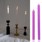 MILIVIXAY 2PCS Taper Candle Molds - Pillar Candle Molds - Perfect for Making Emergency Candles, Chime Candles, Table Candles-Including 60 Ft Wicks, 50 Stickers,1pc Wire and 2pc Wick Clips.