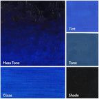 Tusc & Pine Artist Oil Paint - Ultramarine Blue, 150 ml, Non-Yellowing, Rich & Creamy Consistency, Maximum Pigment Load, Small Batch Milled Oil Paints Made in the USA for Professional Artists