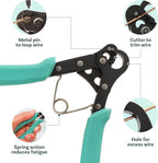 The Beadsmith Vintaj One Step Looper – Create and Trim Consistent 1.5 mm Loops for Jewelry, Use With 18-26g Craft Wire
