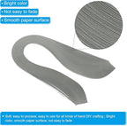 PATIKIL 600pcs Quilling Strips Paper 1/8"(3mm) 39cm Origami Paper Quilling Strip for Art DIY Hand Craft Christmas, Grey