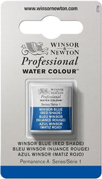 Winsor & Newton Professional Water Colour Paint, Half Pan, Winsor Blue Red Shade