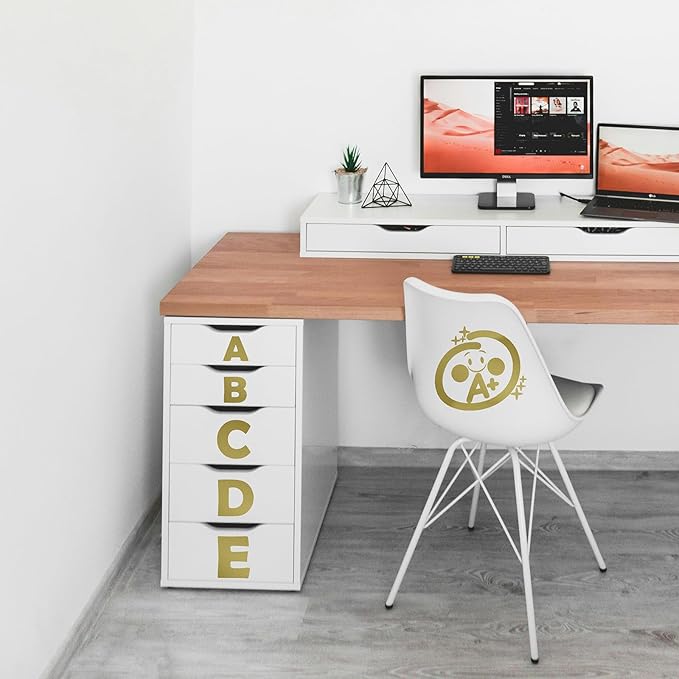 Ant Smart Adhesive Permanent Vinyl Compatible with Cricut Explore and Maker Series Without Cutting Mats, Create DIY Projects, Decals, Stickers & More (Gold, 13inchx10ft)