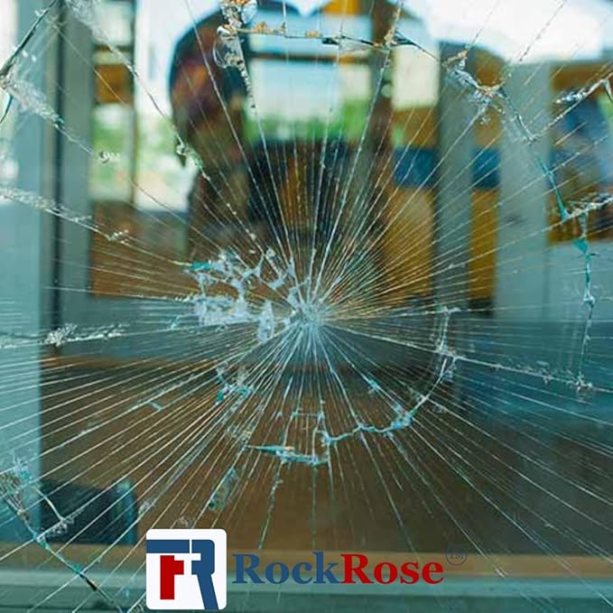 UV 99% VLT 50% Security and Safety 4 Mil Color Window Film Shatterproof Anti Shatter Tempered Glass Film for Home and Office Windows (VLT 50%, 24 in x 10 FT)