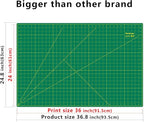 WORKLION 24" x 36" Large Self Healing PVC Cutting Mat, Double Sided, Gridded Rotary Cutting Board for Craft, Fabric, Quilting, Sewing, Scrapbooking - Art Project…