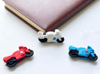 36 Pcs Pencil Eraser Set, 3D Cute Erasers for Kids, Children's Gifts, Party Favor, Classroom School Rewards (Motorcycle)