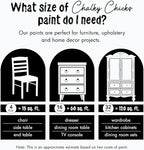 Chalky Chicks All-in-One Chalk Paint for Furniture or Cabinet - 32 Fl Oz - Matte Finish CottonTail White for Metal, Wood Furniture Paint - No Sanding All-in-One for Home Decor & Crafts, USA Made