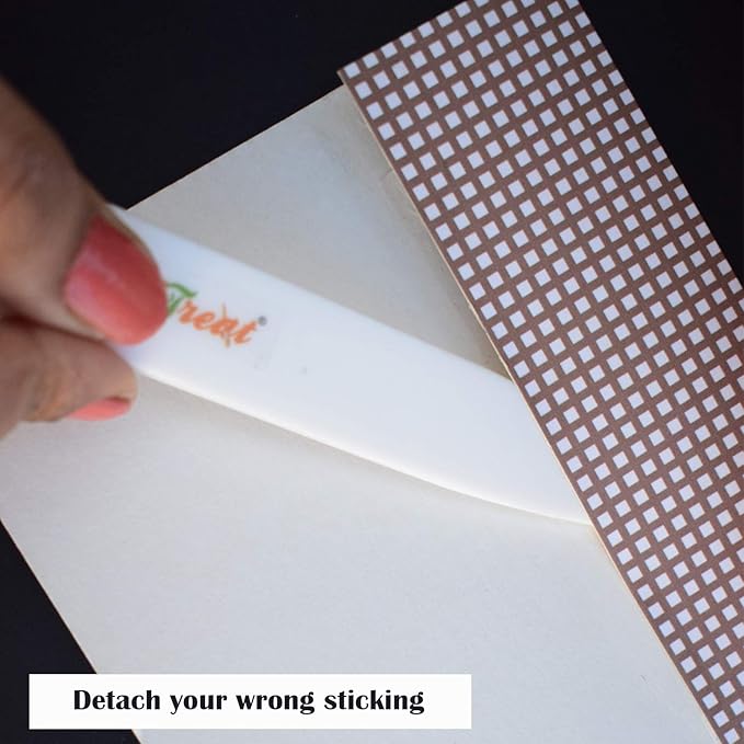 CrafTreat Teflon Bone Folder and Scoring Tool - Lifter - Paper Scorer for Paper Crafting, Origami, Bookbinding, Scrapbooking - Leather Burnishing Tool -Smooth, Non Stick,Ergonomic Craft Tool