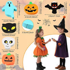 60 Pcs Halloween Mini Erasers for Kids, PLULON Goody Bag Fillers Pumpkin Black Cat Bat Skull Ghost Erasers Bulk Novelty Funny Halloween Classroom Trick or Treat Party Favors Gift