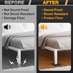 MYFAMIREA 8 PCS Adhesive Foam Padding Sheets Closed Cell Self Adhesive Sticky Foam Pads, 1/2" Thick 4'' x 4'' Neoprene Rubber Sheets Non-Slip Insulation Pads Vibration for Furniture Crafts Cars, Black