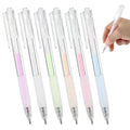 6 Pcs Glue Stick Pens for Crafting, Easy Precise Control Fine Tip, Quick Dry Paper Craft Glue for Card Making
