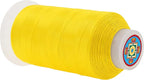 Mandala Crafts Yellow Heavy Duty Thread -1500 Yds Tex 70 Thread for Sewing Drapery Jeans Leather Hair - Bonded Polyester Thread Outdoor Marine Upholstery Threads