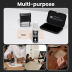 Premium Stamp Ink, Quick-Drying & AP-Certified Non-Toxic Refill Ink for Self-Inking Stamps, Date Stamps and Stamp Pads (Black, 2oz)