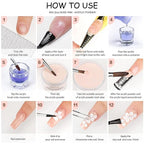 Monomer Acrylic Nail Liquid 6oz for Acrylic Powder - Professional 180ml Monomer Nail Liquid Powder Extension 3D Nail Art - MMA Free,Quick Dry Time,Non-Yellowing