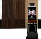 Soho Urban Artist Oil Paint - Burnt Umber, 50 ml Tube - Best Valued Oil Colors for Painting, Excellent Pigment Load