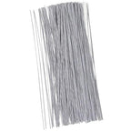 Juvale 18 Gauge Wire Stems - White, 300-Pack, 16 in - Pre-Cut Floral & Craft Wire for Bendable Stem Shaping