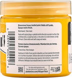 FolkArt Super Thick Acrylic Paint with a Textured Finish, Medium Yellow, 4 oz