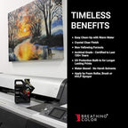 Breathing Color Timeless Archival Print Varnish - 1 Pint, Matte Finish, Premium Canvas Coating, Water Based UV Protection, No Glare Finish, 100+ Years Certified Archival