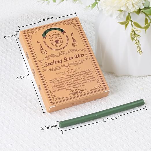 Pale Blue Sealing Wax Sticks, WASOHLING 20Pcs Glue Gun Wax Seal Sticks for Wax Seal Stamp, Light Blue Wax Seals for Christmas Wedding Invitation Envelope Letter Seals, Craft Adhesive (Mini Size)