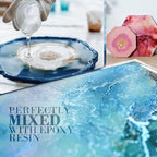 Laguna Blue Mica Powder for Epoxy Resin 56g / 2oz. Jar - Techarooz 2 Tone Resin Dye Color Pigment Powder for Lip Gloss, Nails, Colorant for Slime Bath Bombs Soap Making & Polymer Clay