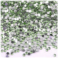 The Crafts Outlet 1,440pc Rhinestones Round 3mm (10ss) Light Green