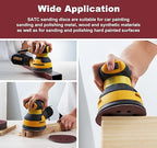S SATC 150 PCS Sanding Discs 5-Inch 8-Hole Hook and Loop 320 Grit Sandpaper for Random Orbital Sander