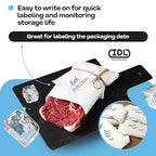White Freezer Paper 18" x 13200" (1100 feet) with Cutter - USA-made Large Freezer Paper Roll for Meat & Fish - Poly-Coated Food Wrapping Material for Freezing by IDL Packaging