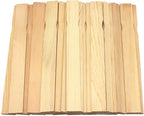 Paint Stir Sticks-Rewiss Bulk 100 PCS 10in Length Bamboo Craft Sticks Natural Color Paint Stir Sticks