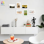 Mat Board Center, Pack of 50, 5x7 for 4x6 White Mats - Acid Free, 4-ply Thickness, White Core - for Pictures, Photos, Framing
