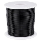 12 Gauge Black Aluminum Craft Wire (105FT) - Anodized for Jewelry Making, Beading Floral, Plant Gardening, Sculpting & Modeling Craft Wire (Black #10, 2mm)
