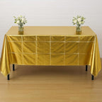Anderson's Gold Shiny Metallic PVC Roll: 47" x 100' Flame-Resistant Event Decor for Weddings, Parties, Photo Booths, Gift Wrap, Table Covers, Backdrops, Crafts & Holiday Decorations
