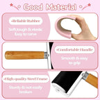 4 Pack Rubber Block Stamp Carving Blocks,Rubber Carving Linoleum Blocks with Cutter Tools,Rubber Brayer Roller for Stamp Maker,Printmaking and More Crafts