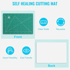 DIYSELF Exacto Knife Set, 2 Pcs Craft Knife with 40 Pcs Hobby Knife Replacement Blades, Hobby Knives Kit for Scrapbooking, Stencil, Fondant, Paper, Sharp Precision Knives for Art Carving