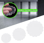 3 Pieces Acrylic Stamp Blocks Set, Sector Clear Stamping Blocks Tools Set With Grid Lines for Scrapbooking Crafts Making