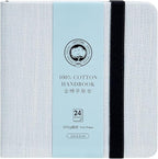 Lightwish Square Watercolor Journal,100% Cotton,300gsm/140lb,Acid-Free,24 Sheets Hot Press Watecolor Paper Sketchbook for Artists Adults Students,4.7 * 4.7 Inches