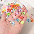 uxcell 400pcs Stitch Markers for Crocheting, Heart Shaped Crochet Marker Needle Clip Counter for Knitting Clothing Tag DIY Craft,Red