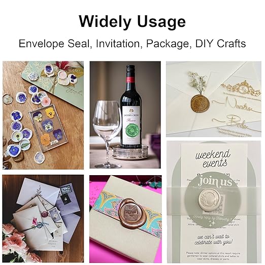 Lilac Purple Wax Seal Sticks 26pcs, Andotopee Glue Gun Wax Seal Sticks for Wax Seal Stamp, Premium Sealing Wax for Envelope Letter Seal Wedding Invation Craft Adhesive, Great Gift Ideas (Mini Size)