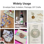 52pcs Olive Green Wax Sealing Sticks, Andotopee Glue Gun Wax Seal Sticks for Wax Seal Stamp, Premium Sealing Wax for Envelope Seal Wedding Invitation Craft Adhesive, Great Gift Ideas (Mini Size)