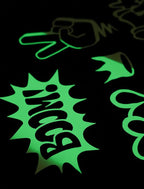 QuuCut Heat Transfer Vinyl Bundle: 12 Pack 12" x 10" Sheets, Reflective Silver, Rainbow and Glow in The Dark, Iron on Vinyl for T-Shirts, Cricut & Silhouette - Easy to Cut & Weed