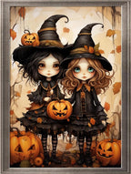 Leczany Cross Stitch Stamped Kit for Adults or Kids - Magic Little Girl | DIY Embroidery Starter Patterns Craft Kit Needlepoint for Beginner | 11CT, 3 Strands | 13x17.2 inches