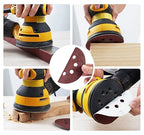 S SATC 150 PCS Sanding Discs 5-Inch 8-Hole Aluminum Oxide Sandpaper for Woodworking Hook and Loop Adhesive for Random Orbital Sander 40 Grit